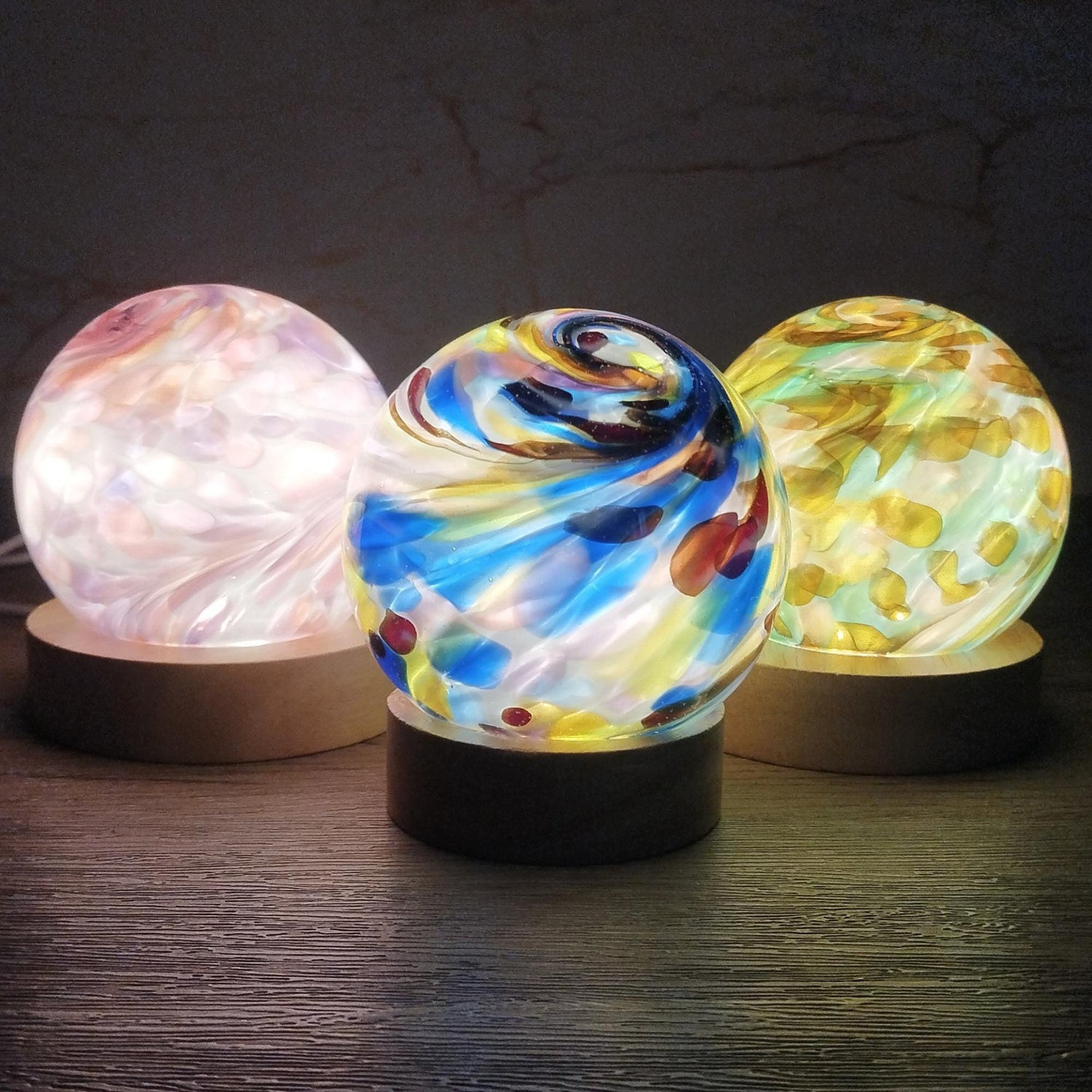 Round / Sphere Glass Lamp