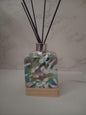 Handcrafted Glass Diffuser Lamp, LED Base, Ideal for Essential Oils