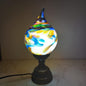 Mystique Flame Glass Lamp – Handcrafted Artisanal Teardrop Light for Elegant Home Decor