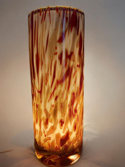 Glass Vase Lamp, Bedroom Table lamp - Mood Lighting