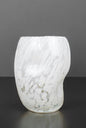 Handmade Mouth Blown Glass Vase: Elegant Home Decor (19cm)