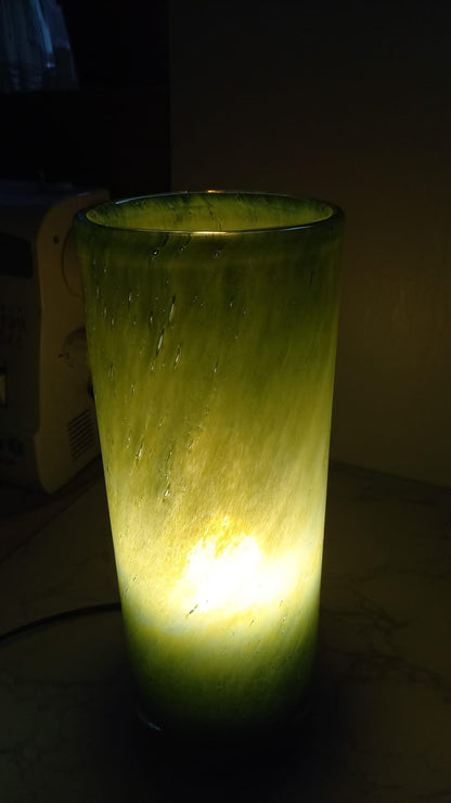 Hand Blown Glass Table Lamp: Decorative Mood Lighting