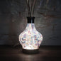 Rainbow Glass Diffuser Lamp: Iridescent Aroma Light, Handmade Home Decor