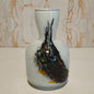 Handcrafted Glass Vase: Swirled Art Glass, Home Decor (170mm x 100mm)
