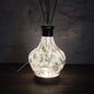 Rainbow Glass Diffuser Lamp: Iridescent Aroma Light, Handmade Home Decor