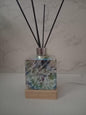 Handcrafted Glass Diffuser Lamp, LED Base, Ideal for Essential Oils
