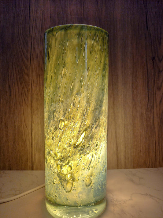 Hand Blown Glass Table Lamp: Decorative Mood Lighting