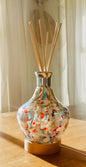 Rainbow Glass Diffuser Lamp: Iridescent Aroma Light, Handmade Home Decor