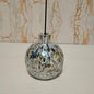 Handcrafted Iridescent Glass Diffuser Lamp with LED Light, Elegant Room Fragrance
