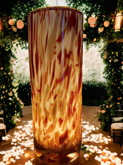 Glass Vase Lamp, Bedroom Table lamp - Mood Lighting