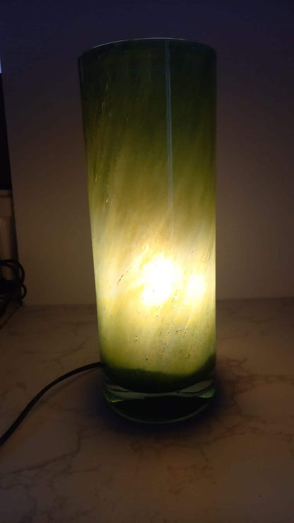 Hand Blown Glass Table Lamp: Decorative Mood Lighting