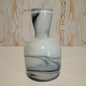 Handcrafted Glass Vase: Swirled Art Glass, Home Decor (170mm x 100mm)