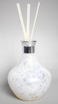 Handmade Iridescent Glass Diffuser: Artistic Aroma Decor