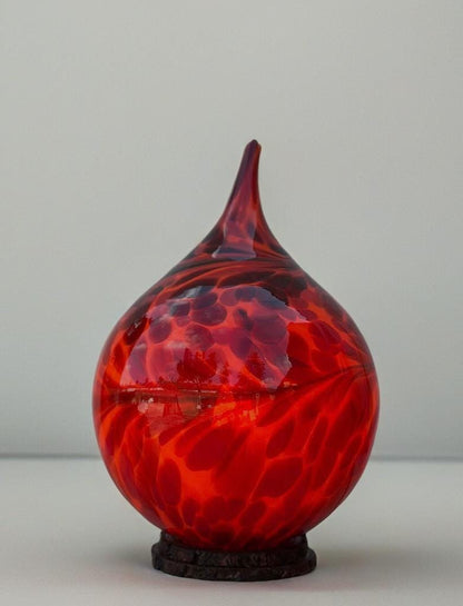 Handmade Multicolour Glass Table Lamp: Unique Home Decor
