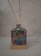 Handcrafted Glass Diffuser Lamp, LED Base, Ideal for Essential Oils