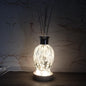 Handmade Art Glass Diffuser Lamp: Marble Effect LED Light
