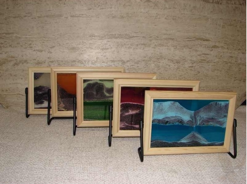 Wood frame sand picture 15cm/21cm - Image 4