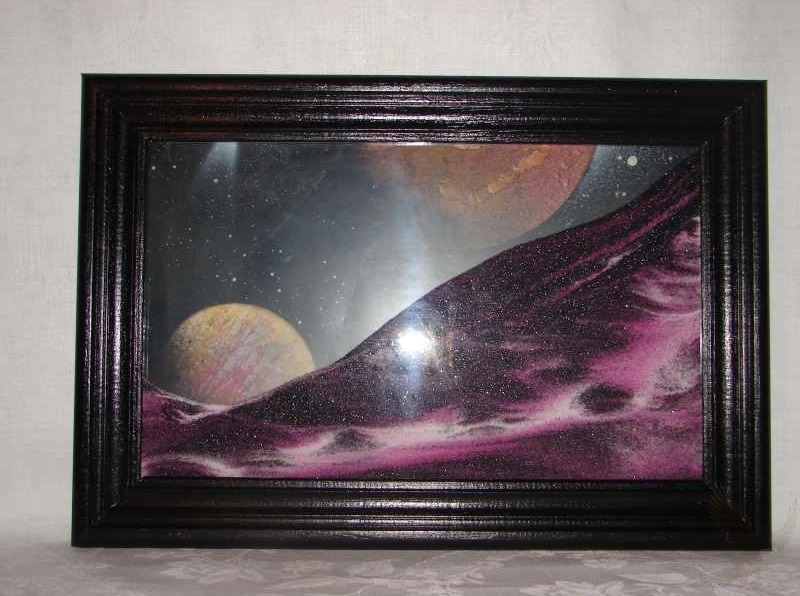 Wood frame sand picture 15cm/21cm - Image 3