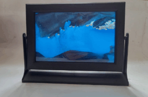 Sand Pictures / wood frame / 10 X14cm