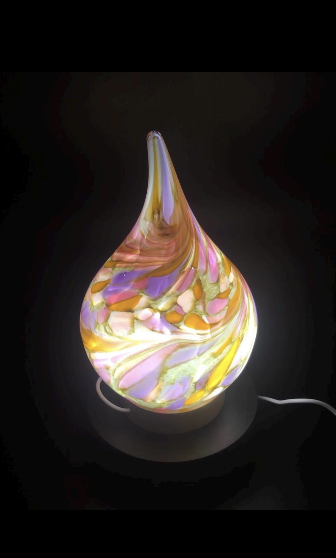 Teardrop Glass Lamp - Image 2