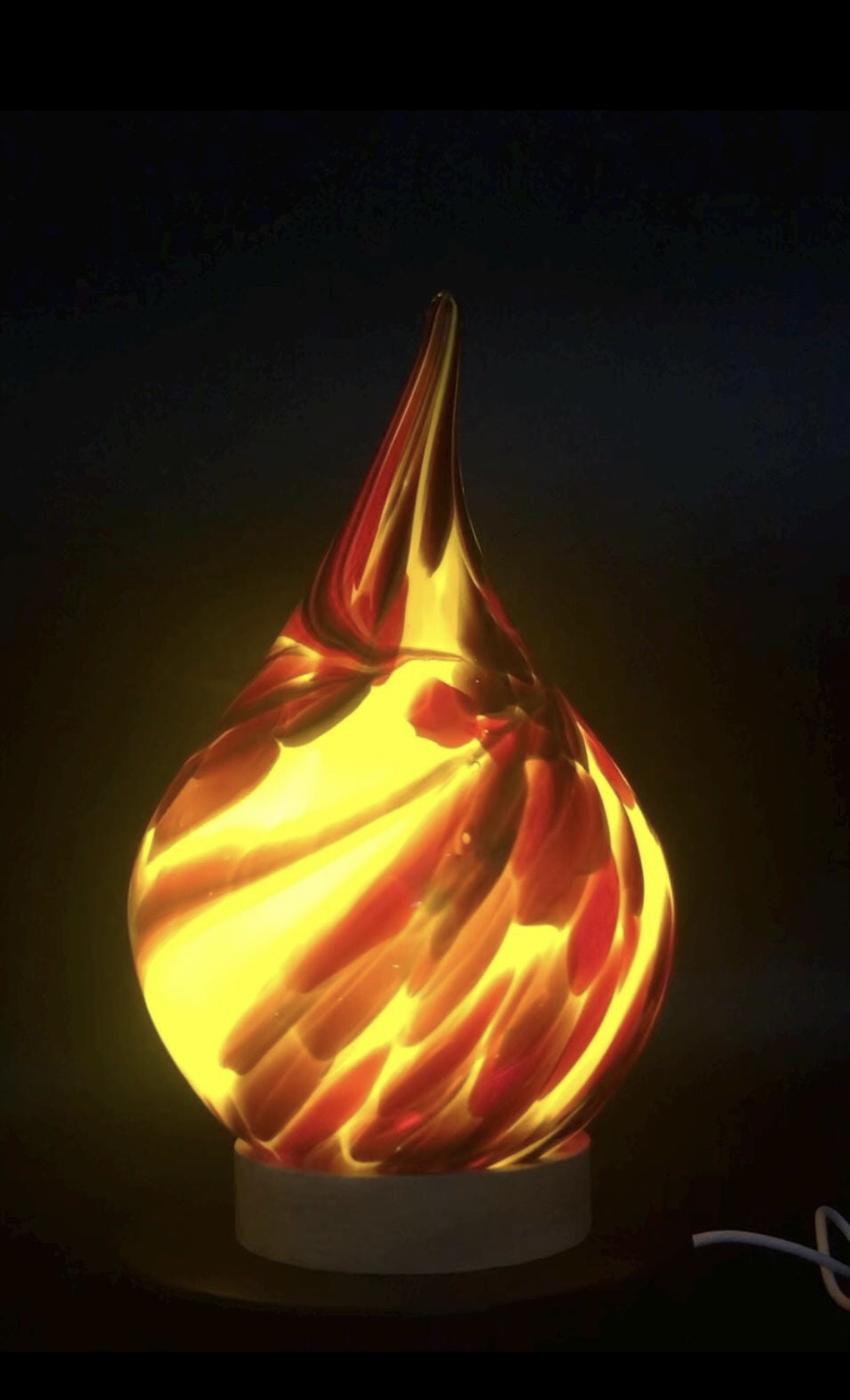 Teardrop Glass Lamp - Image 3