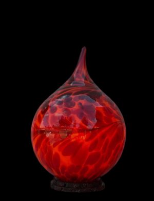 Handmade Multicolour Glass Table Lamp: Unique Home Decor