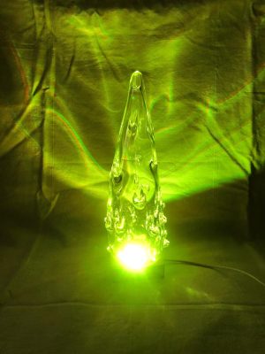 Christmas tree Glass Lamp :White LED Multicolour Ambient Light/Christmas Gift