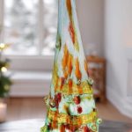 Glass Christmas Tree Lamp |LED Ambient Light | Unique Christmas Décor Gift